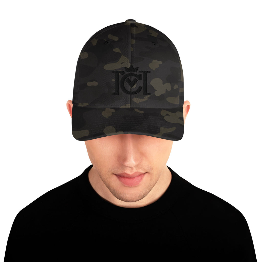 Crown Moto Logo 3D Embroidered Flexfit Hat