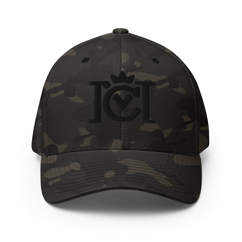 Crown Moto Logo 3D Embroidered Flexfit Hat