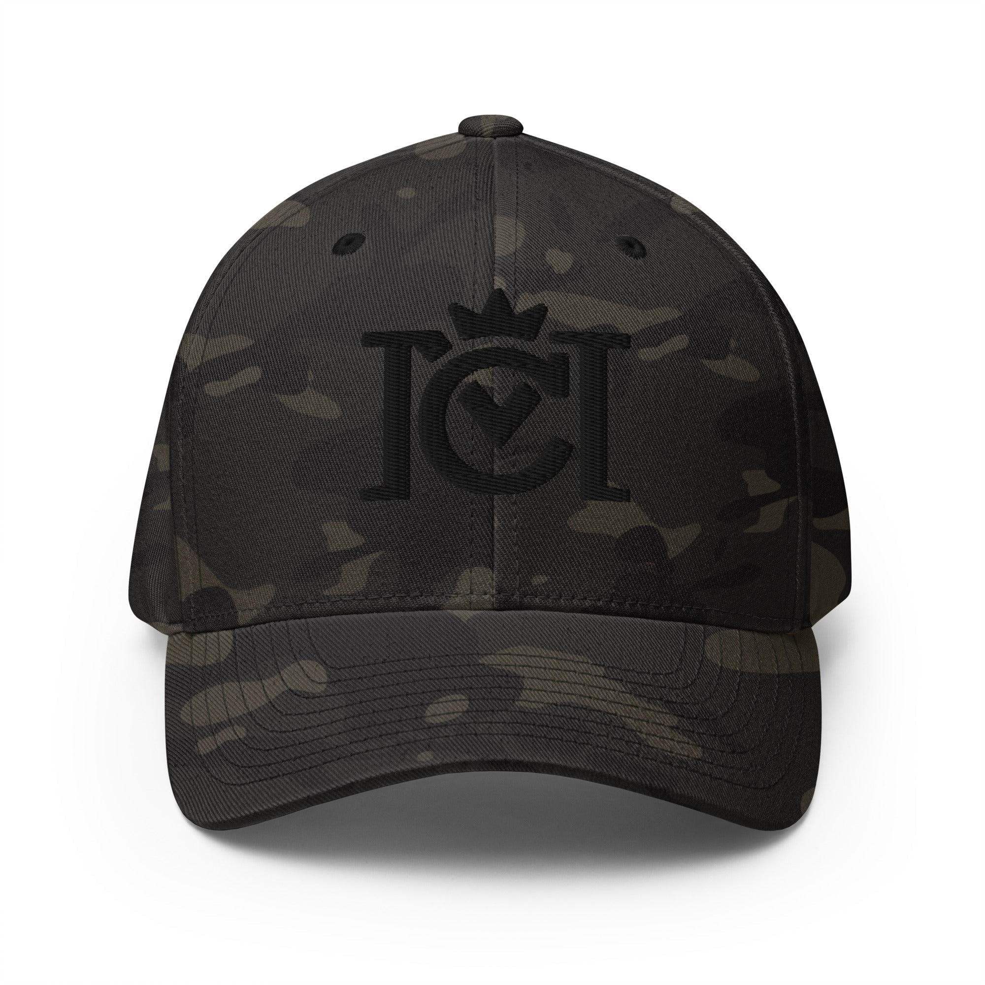 Crown Moto Logo 3D Embroidered Flexfit Hat