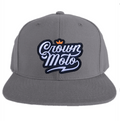 Crown Moto Script Logo Premium Snapback