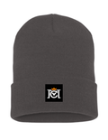 Crown Moto Tag Cuffed Beanie