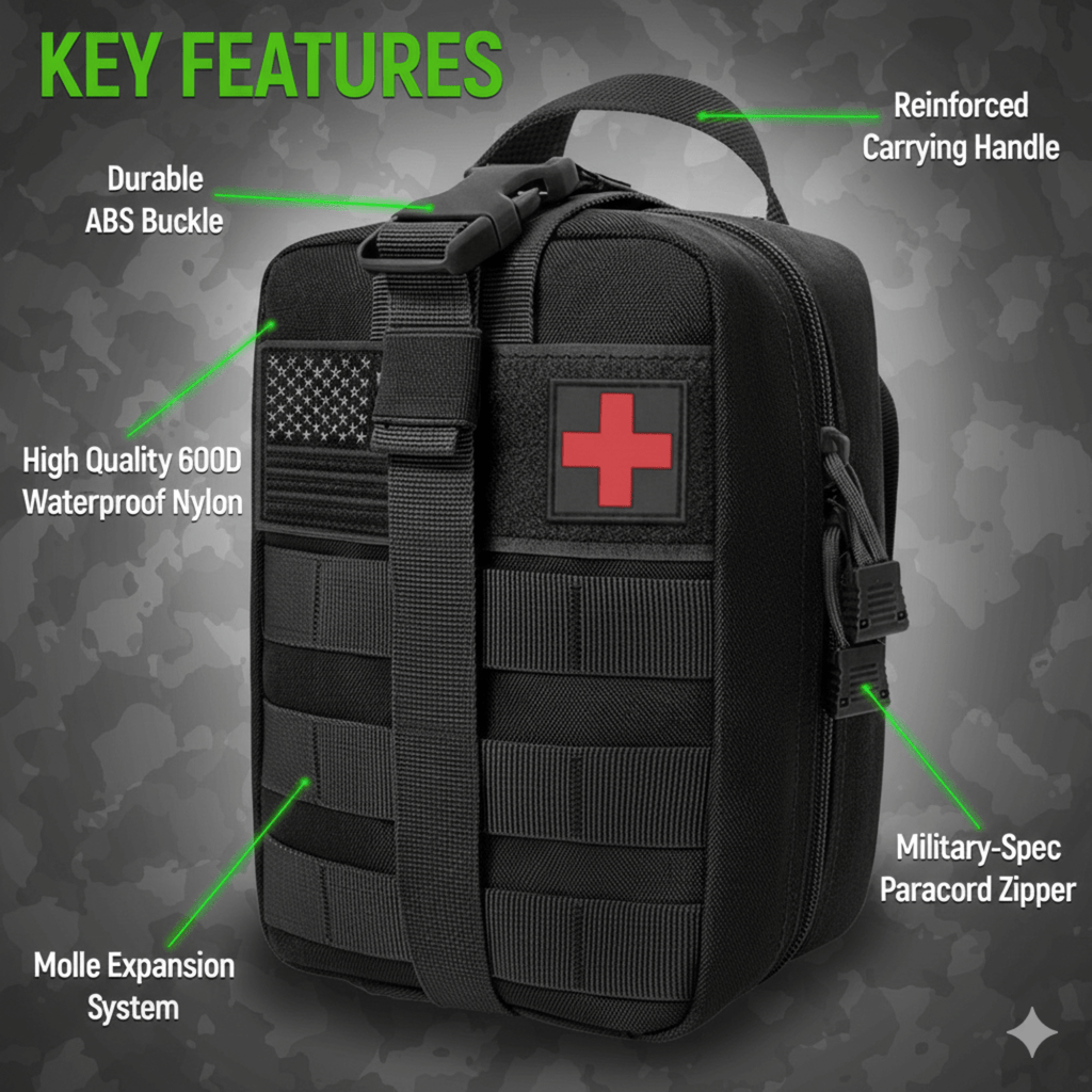 XGear Tactical Small Tactical First Aid Bag IFAK Pouch
