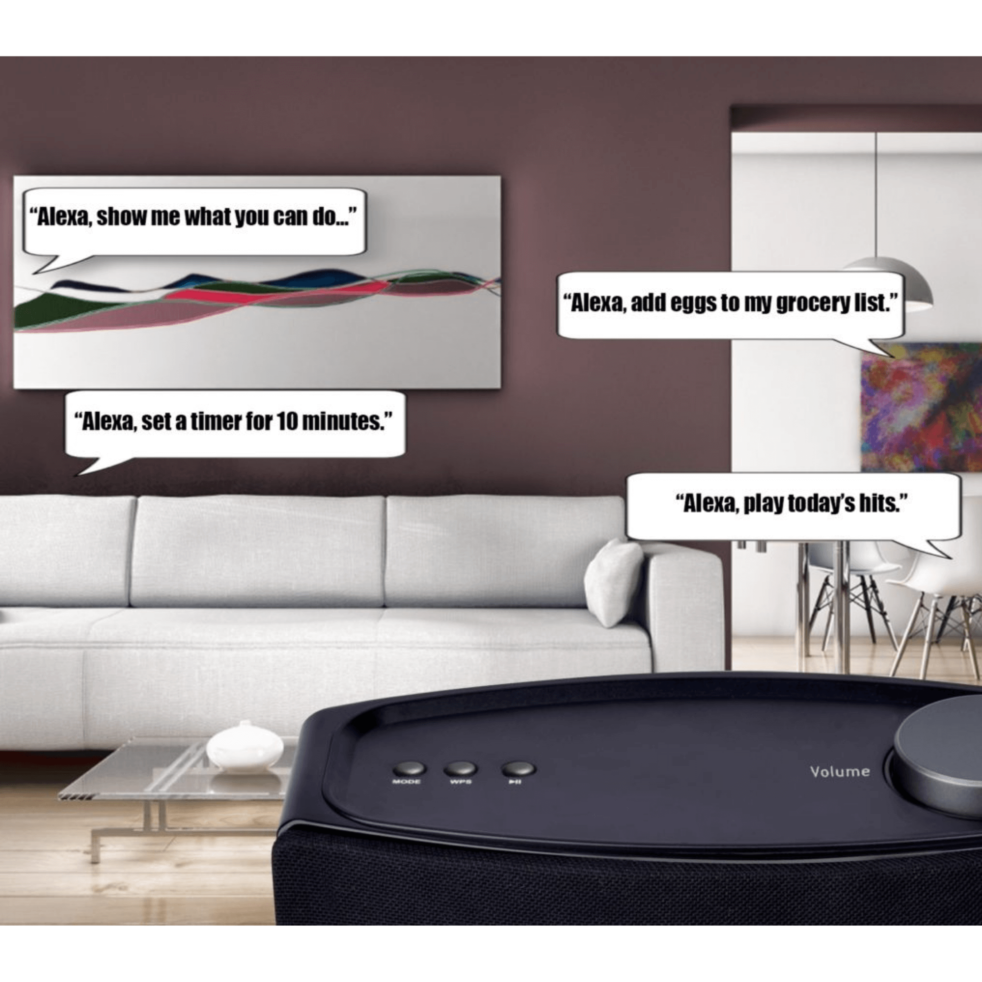 Naxa Multi-Room Bluetooth Speaker with Voice Control - Refurbished
