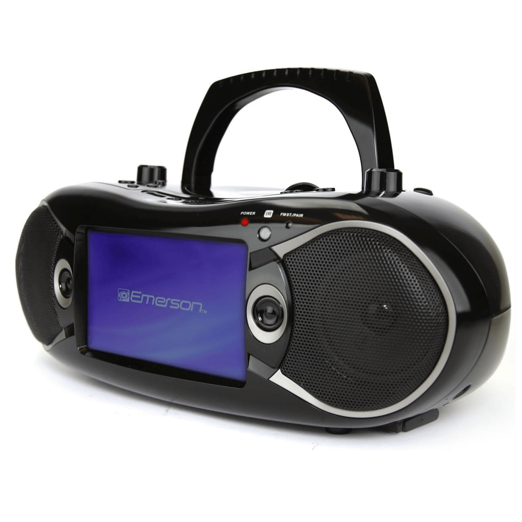 Emerson 7" Bluetooth DVD Boombox Black - Refurbished