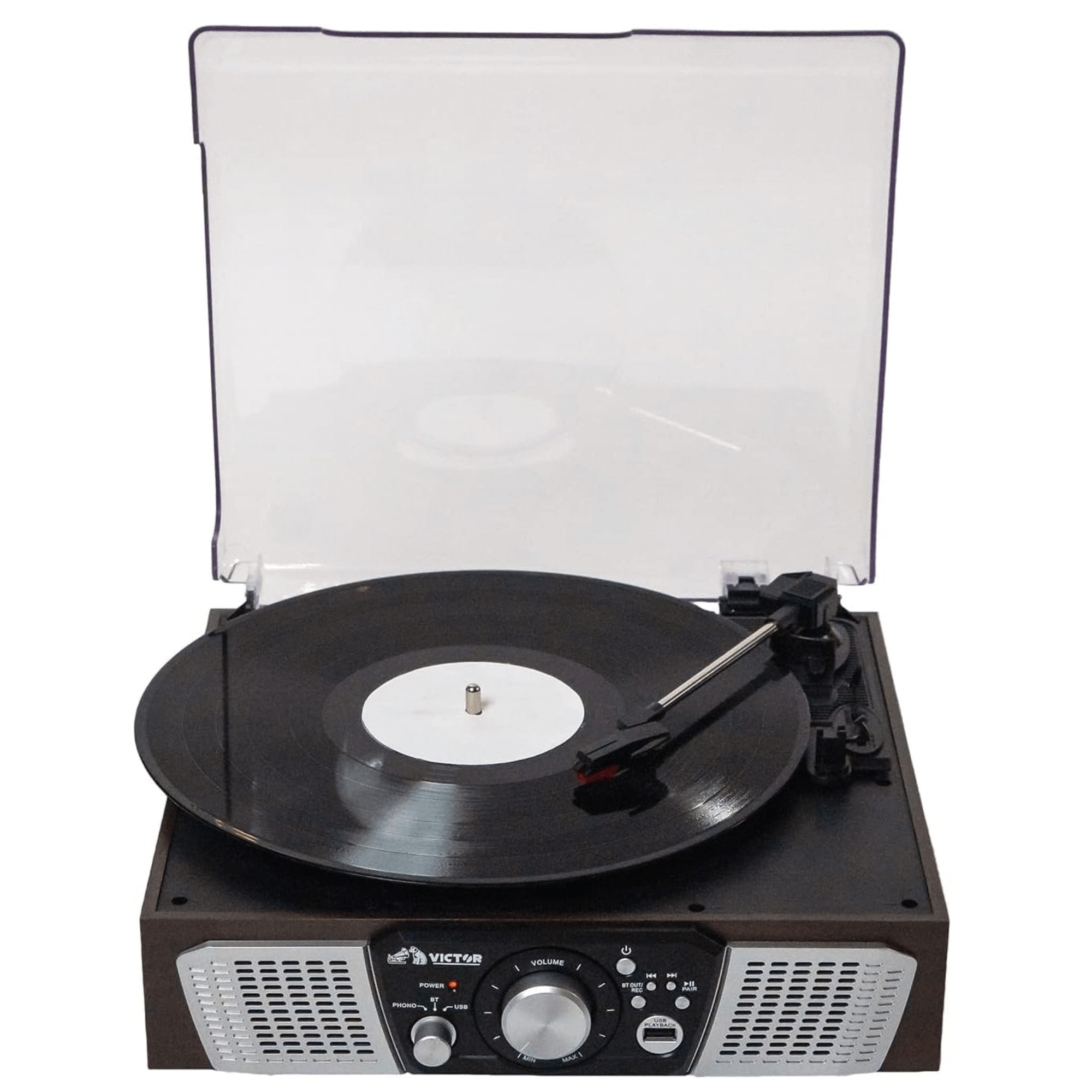 Victor Lakeshore 5-in-1 Hybrid BT Turntable System Espresso - Refurbished