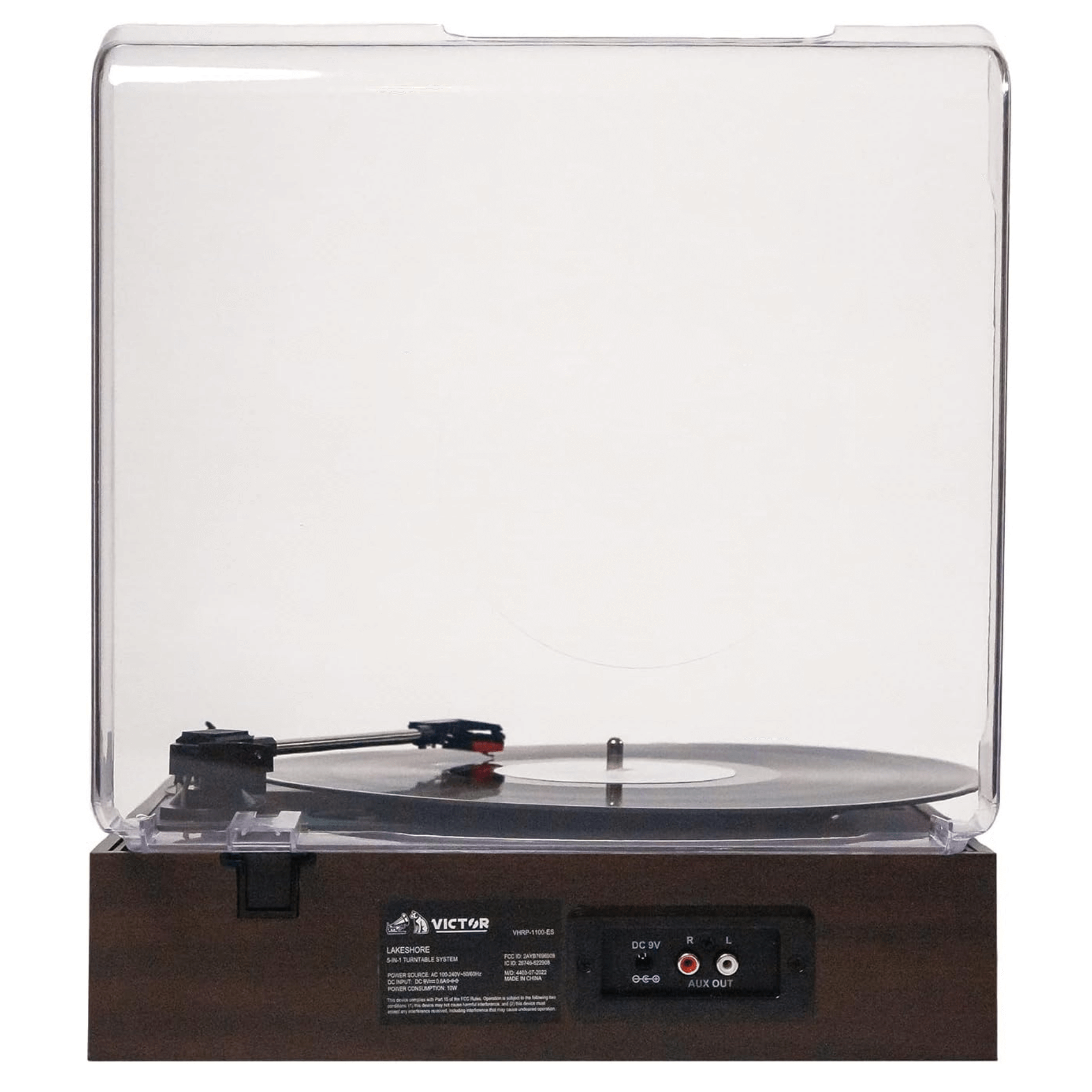 Victor Lakeshore 5-in-1 Hybrid BT Turntable System Espresso - Refurbished