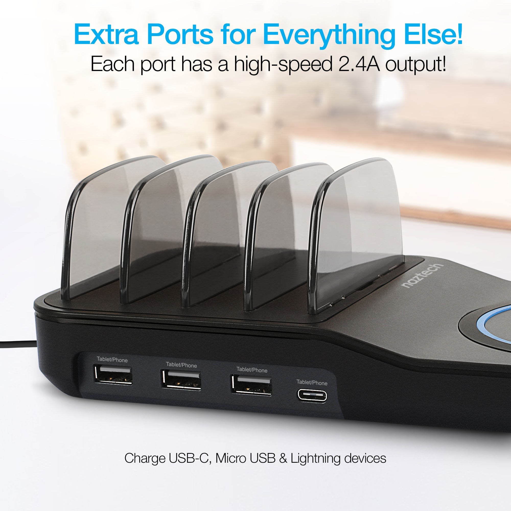 Naztech Wireless Power Hub 5
