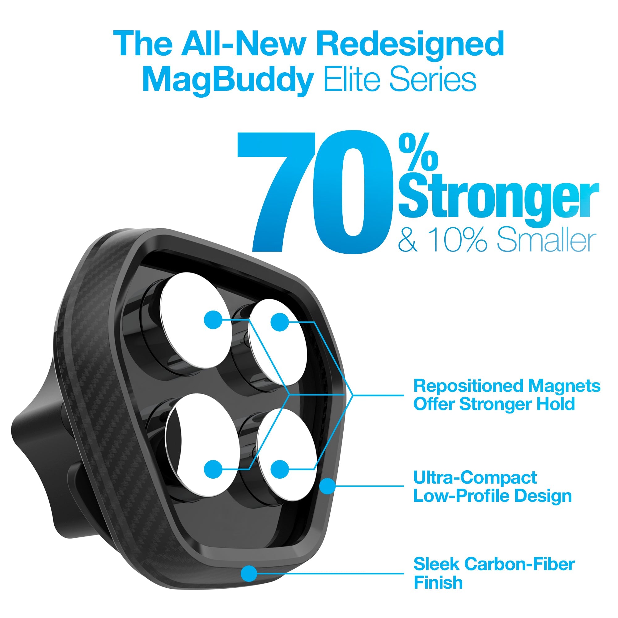 Naztech MagBuddy Elite Hands-Free Vent Mount