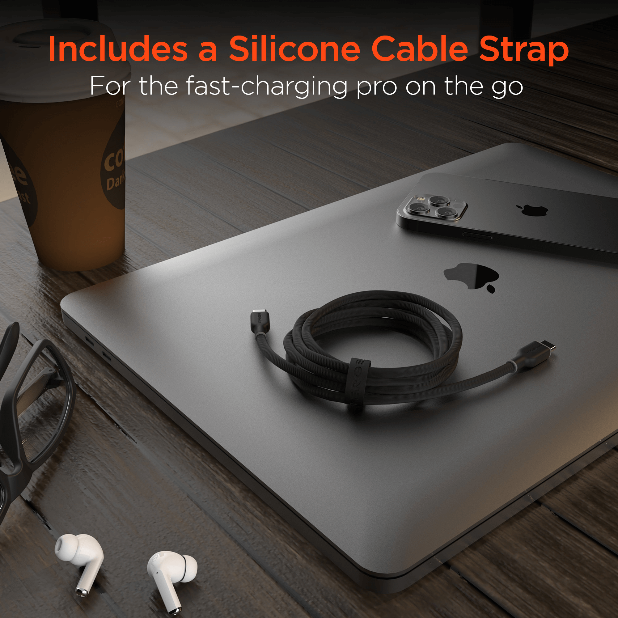 HyperGear Flexi PRO USB-C to USB-C Cable 4ft