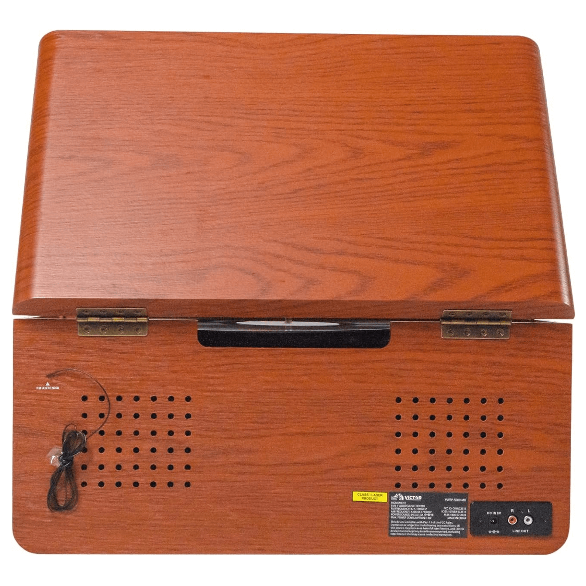 Victor Monument 8-in-1 Wood Music Center Mahogany - Refurbished