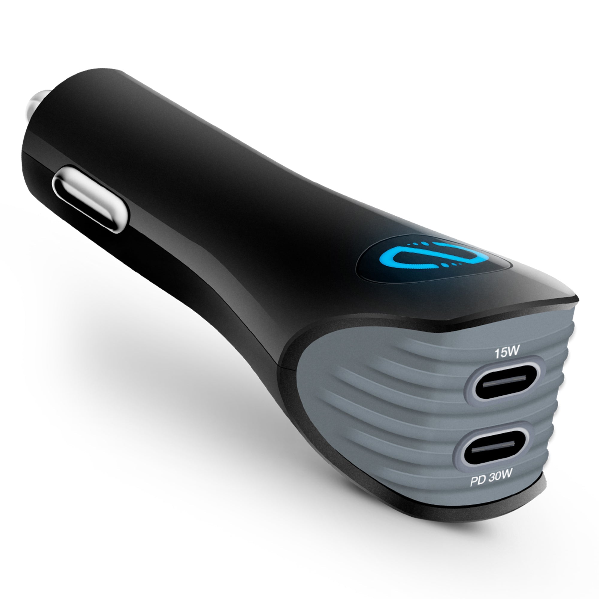 Naztech Turbo 30W USB-C PD + USB-C Car Charger