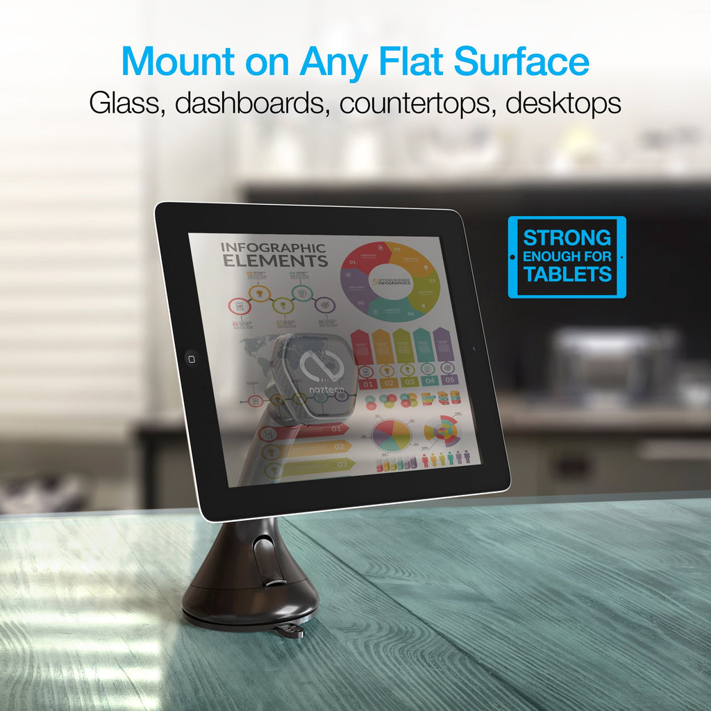 Naztech MagBuddy Elite Windshield Mount with Quick & Easy Installation