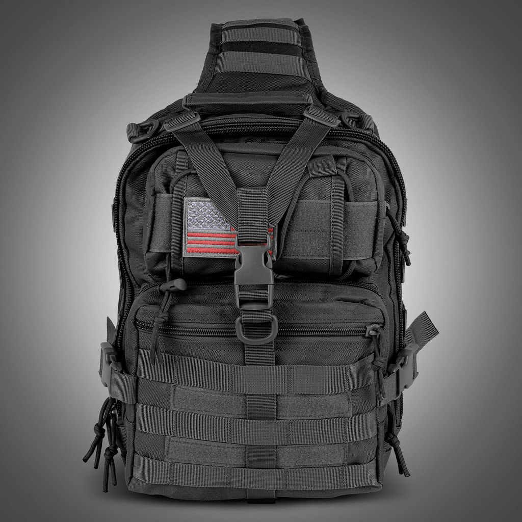 XGear Tactical 14L Range Sling Bag Backpack with Adjustable Strap