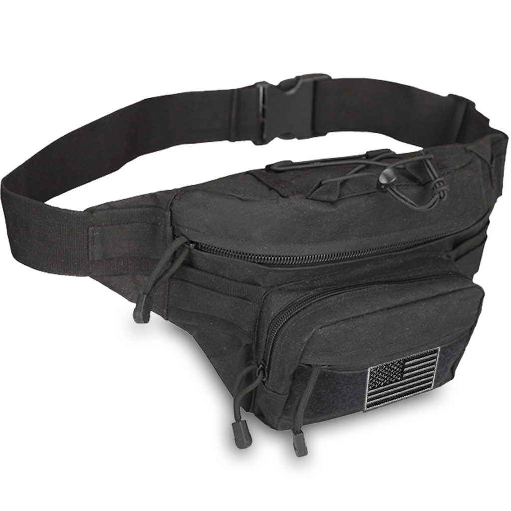 XGear Tactical Hunting Fanny Pack with USA Flag Patch