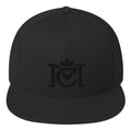 Crown Moto 3D Embroidered Blackout Logo Cap