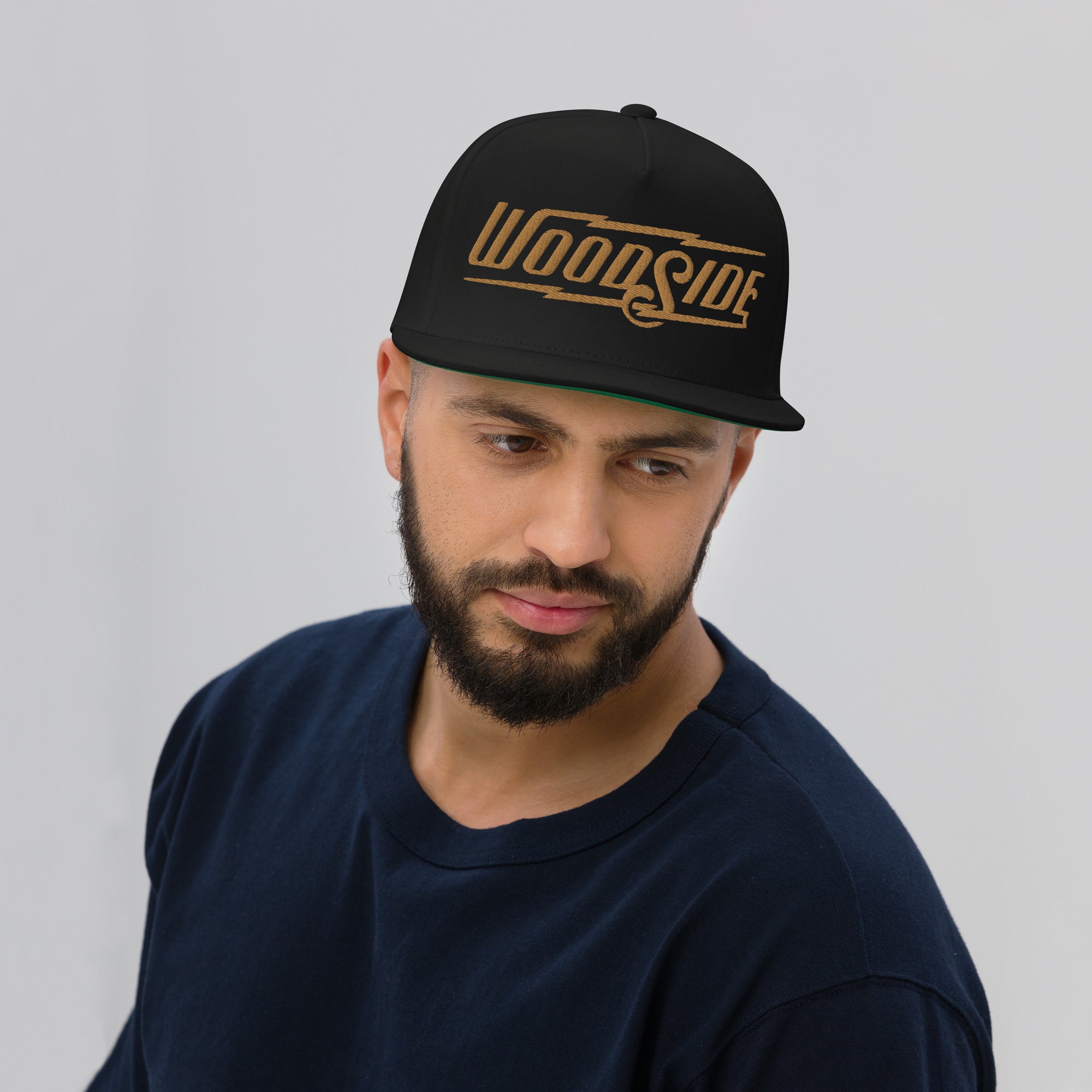 Woodside Brand "Old Gold" Embroidered Logo Hat
