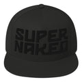 SUPERNAKED 3D Blackout Flat Bill Cap