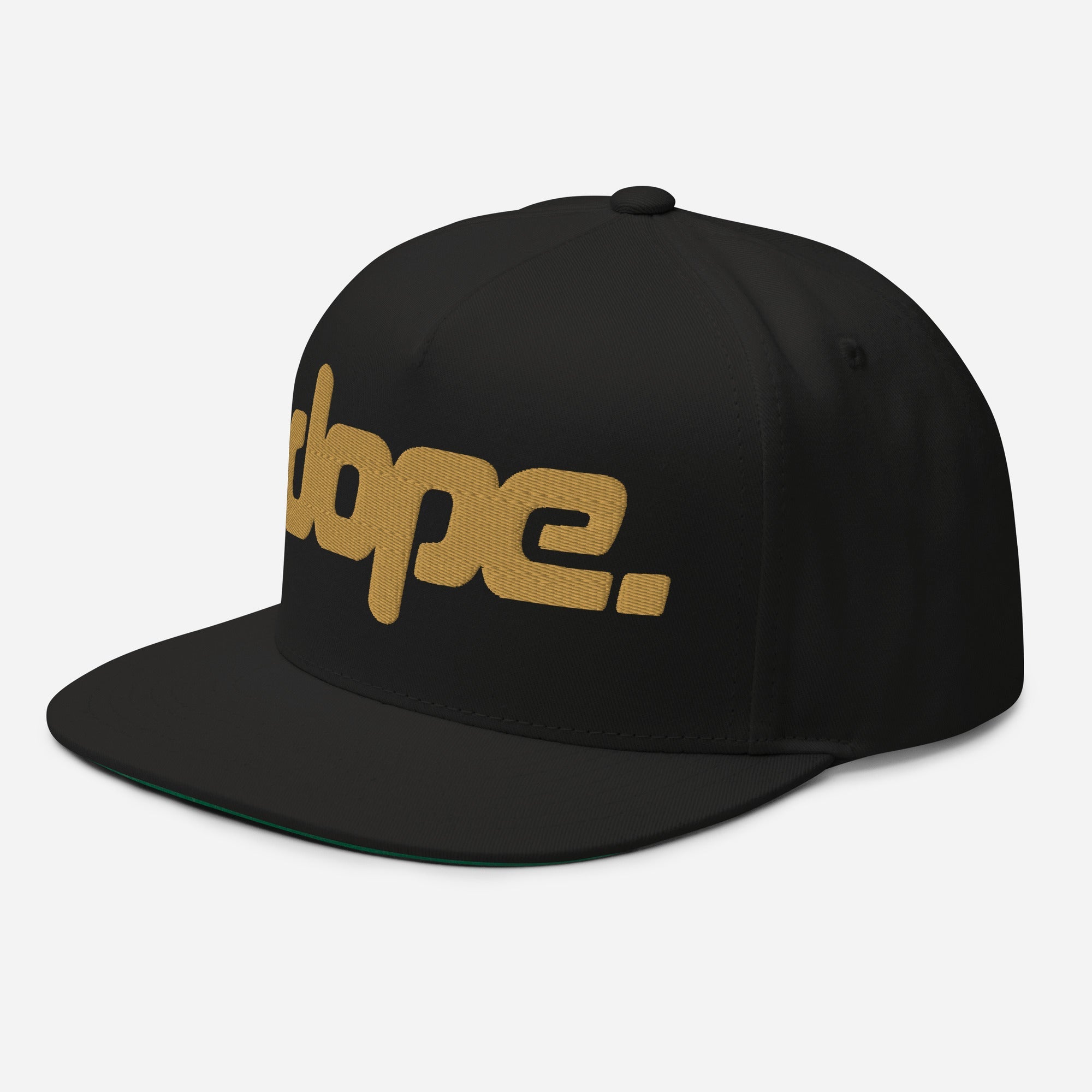 DOPE. 3D Embroidered Flat Bill Snapback