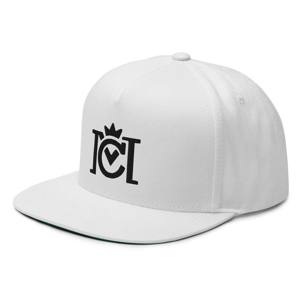 Crown Moto 3D Embroidered Blackout Logo Cap