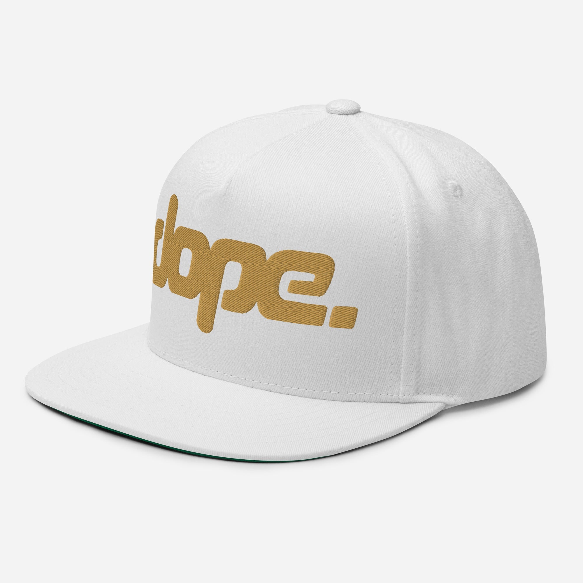 DOPE. 3D Embroidered Flat Bill Snapback