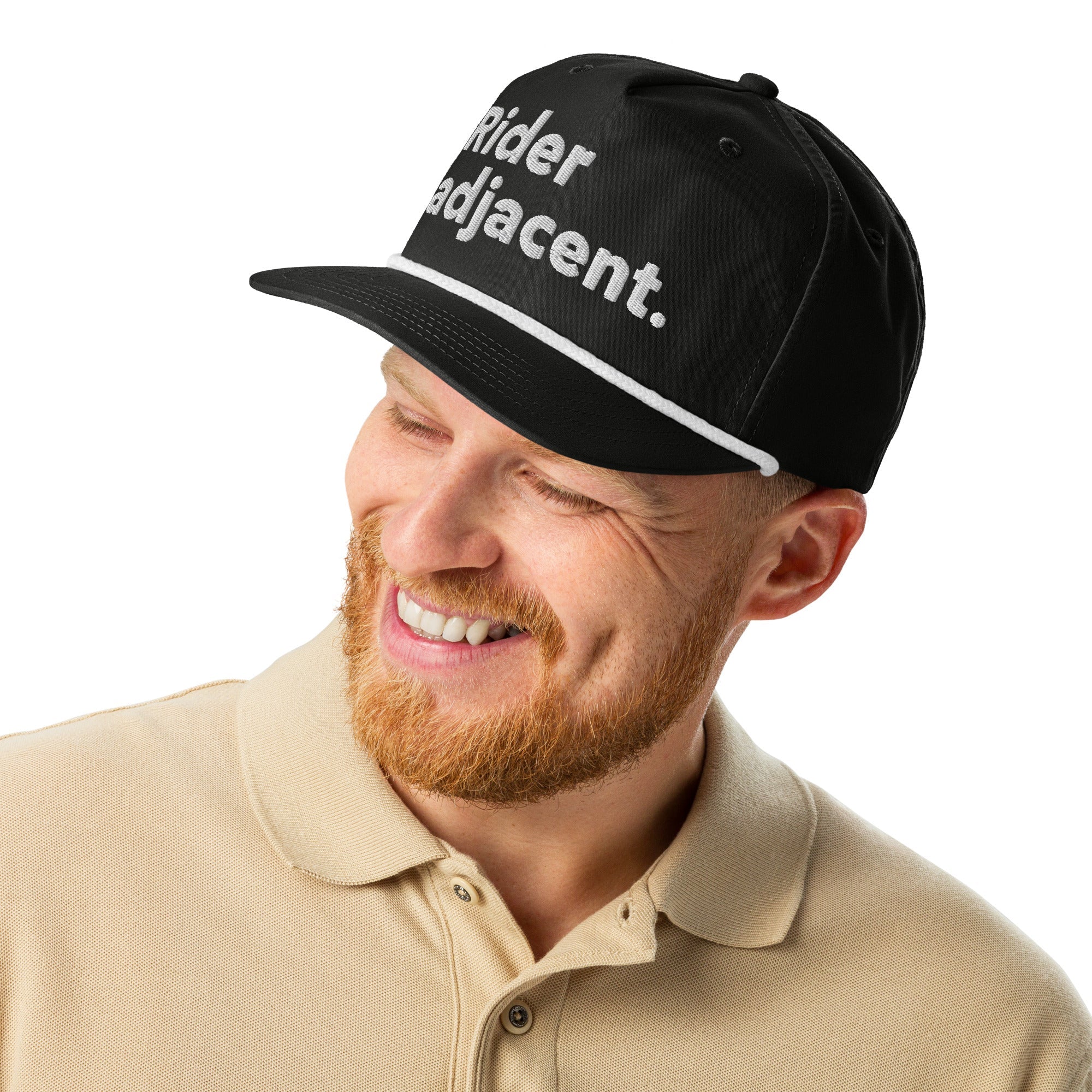 'Rider adjacent' Rope Snapback Cap