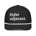 'Rider adjacent' Rope Snapback Cap