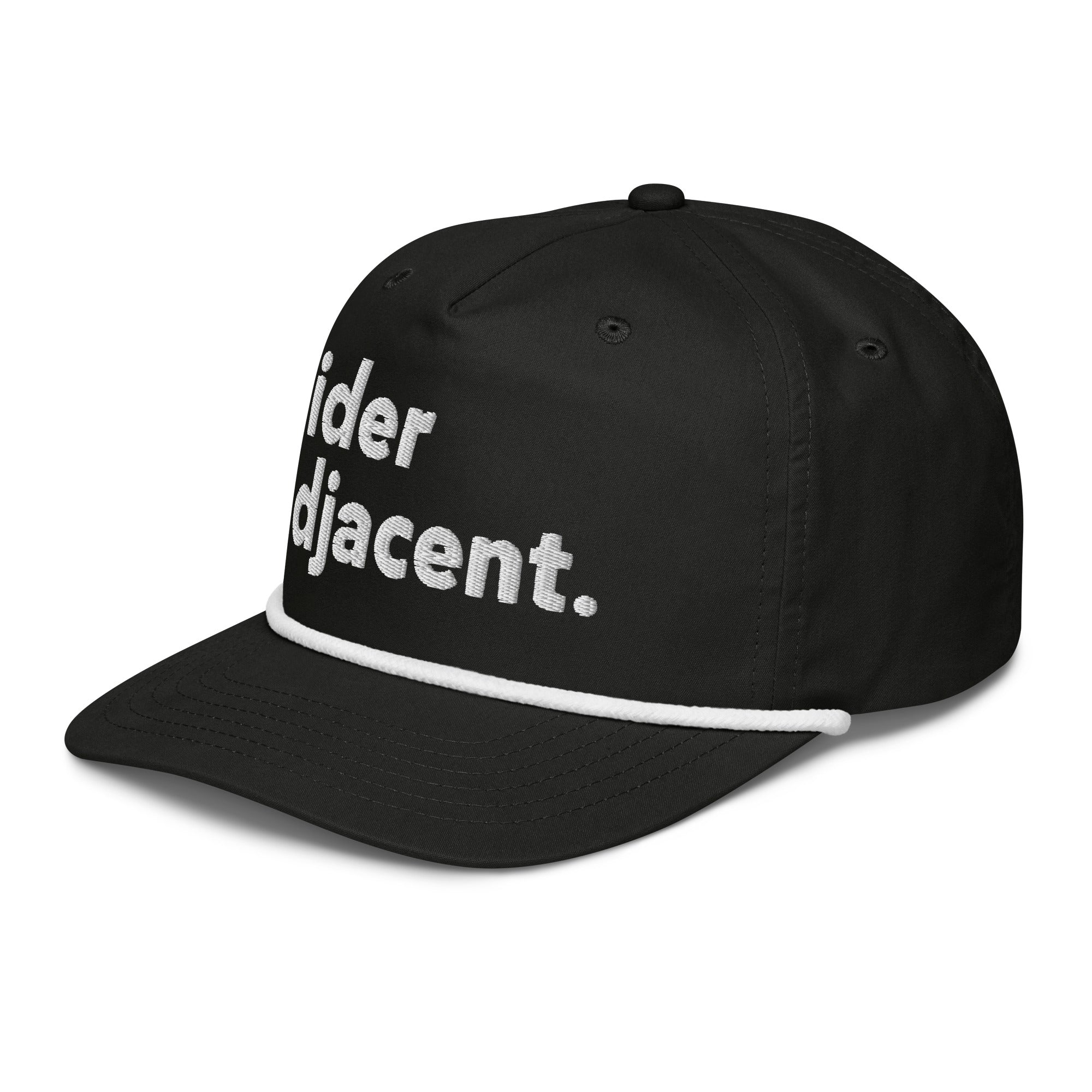 'Rider adjacent' Rope Snapback Cap