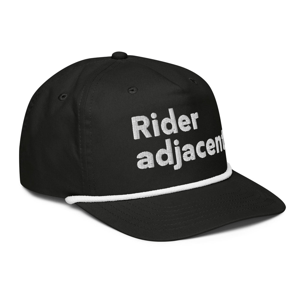 'Rider adjacent' Rope Snapback Cap