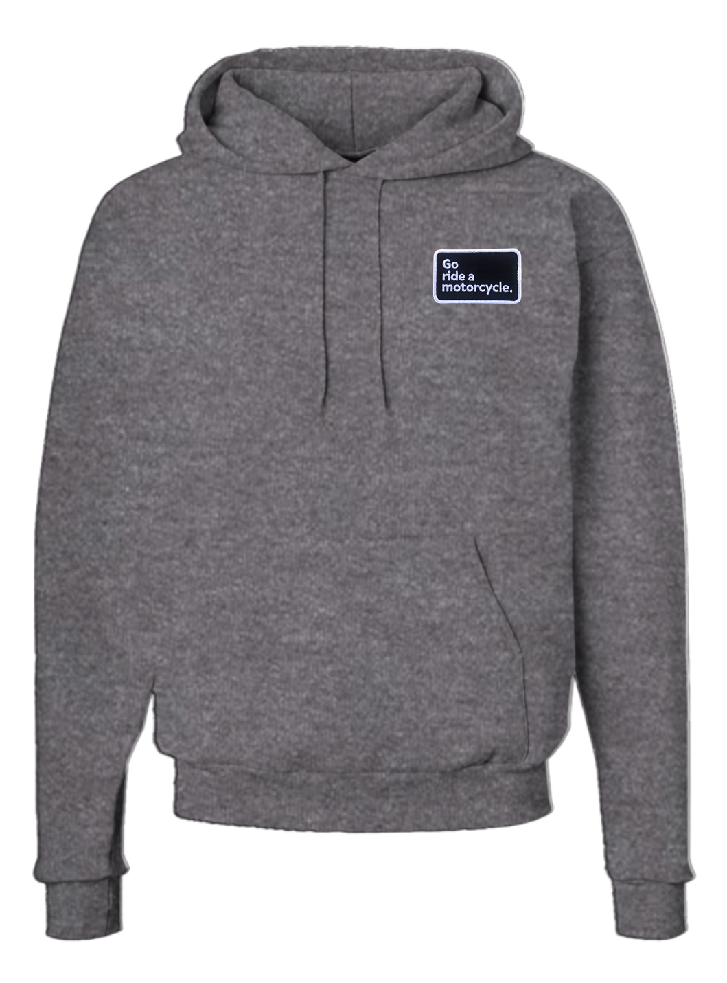 "Go ride a motorcycle" 2-Sided Ecosmart Patch Hoodie