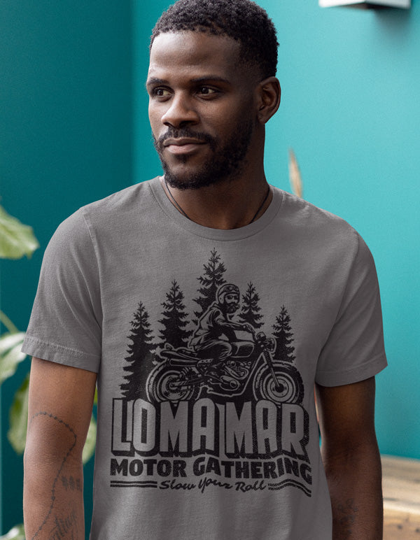 Loma Mar Motor Gathering Scrambler Premium Crew T-Shirt