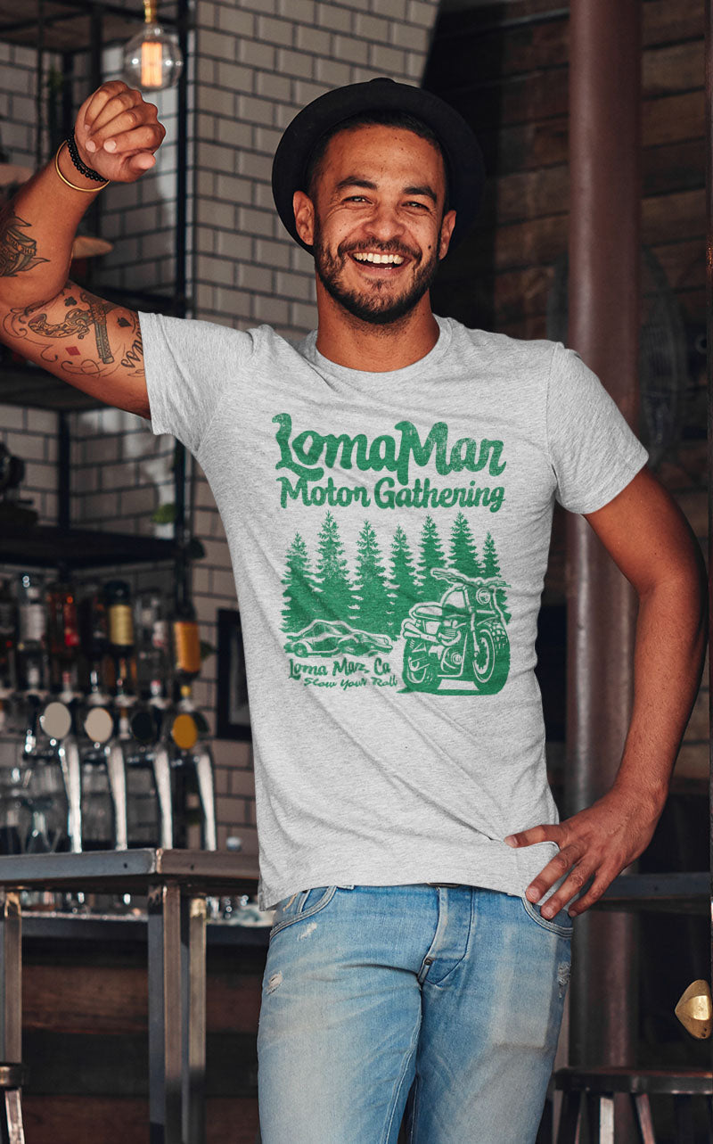 Loma Mar Motor Gathering Premium Crew T-Shirt