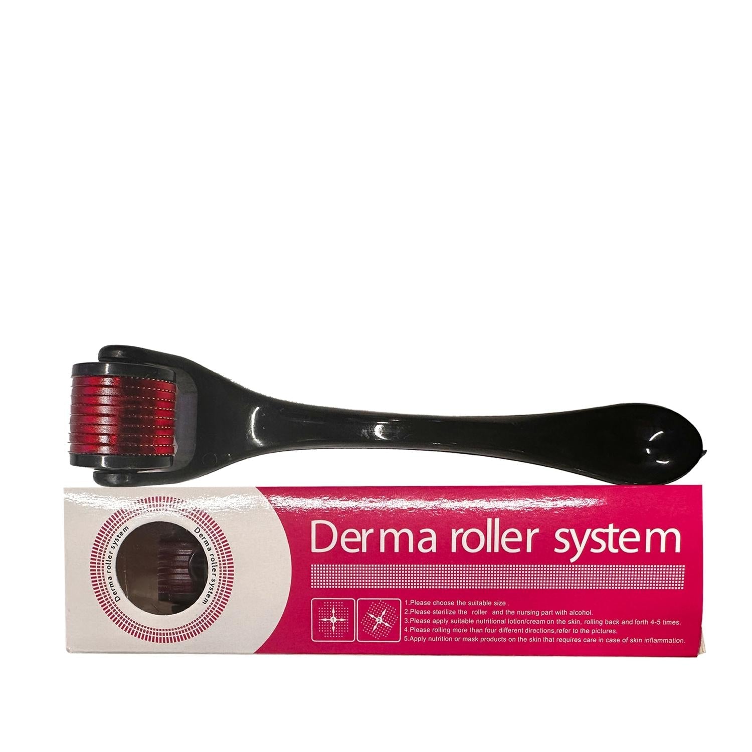 Esterella Derma Roller DRS50 0.50mm - Anti-Aging Microneedling Skincare Device for Facial Rejuvenation