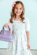 Butterfly Ballet Smocked Ruffle Dress