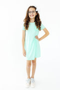 SALE Pastel Green T-Shirt Dress