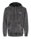 Crown Moto Script Patch Mineral Washed Hoodie