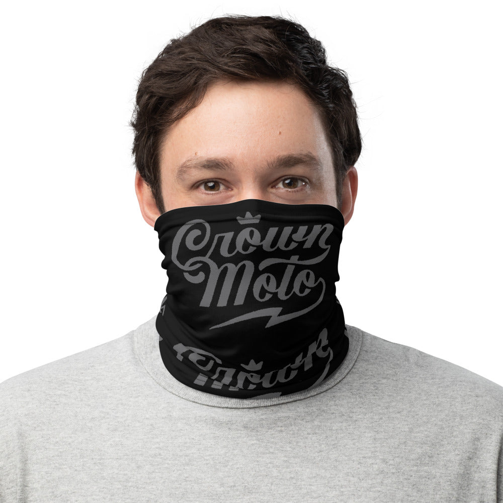 Crown Moto Script Logo Neck Gaiter