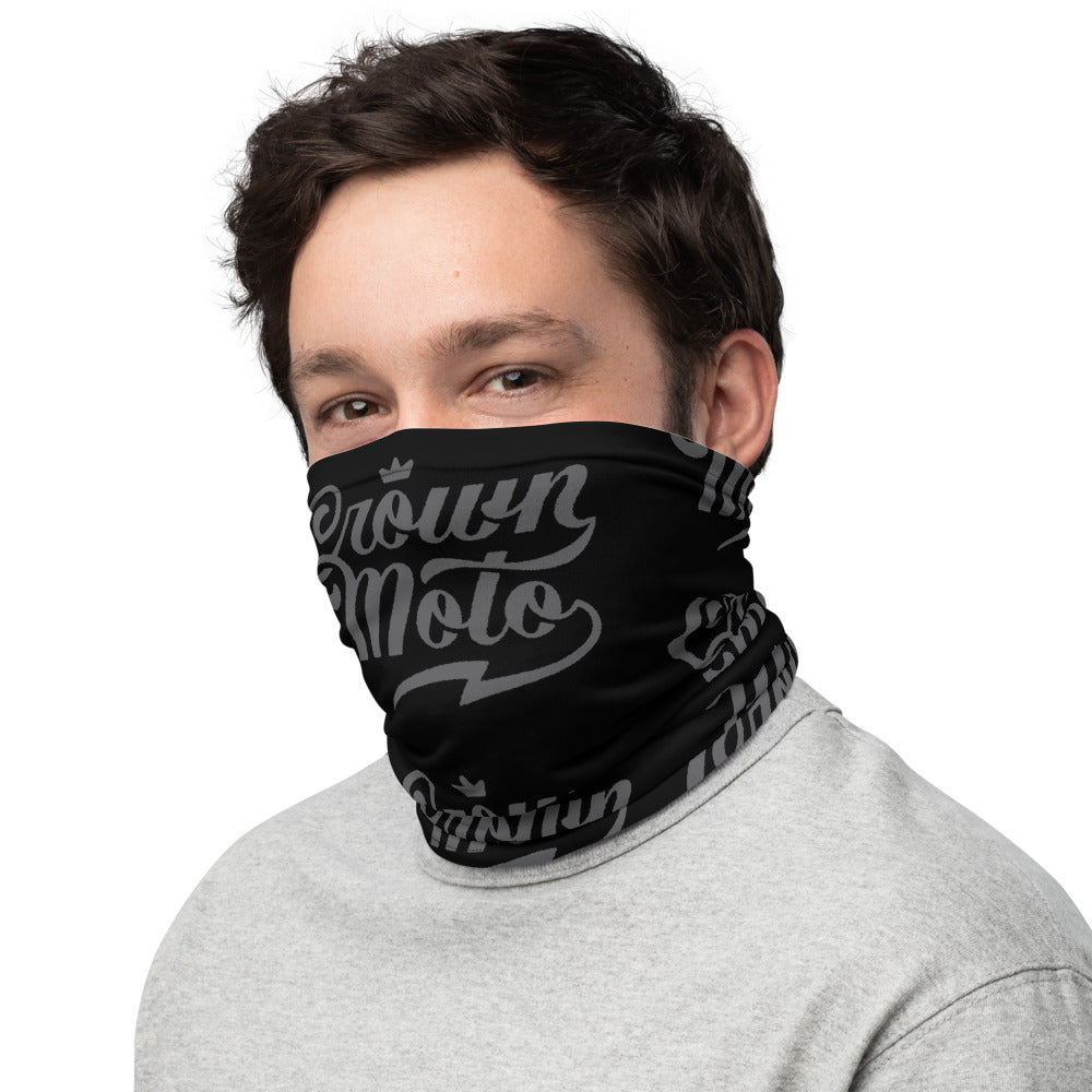 Crown Moto Script Logo Neck Gaiter