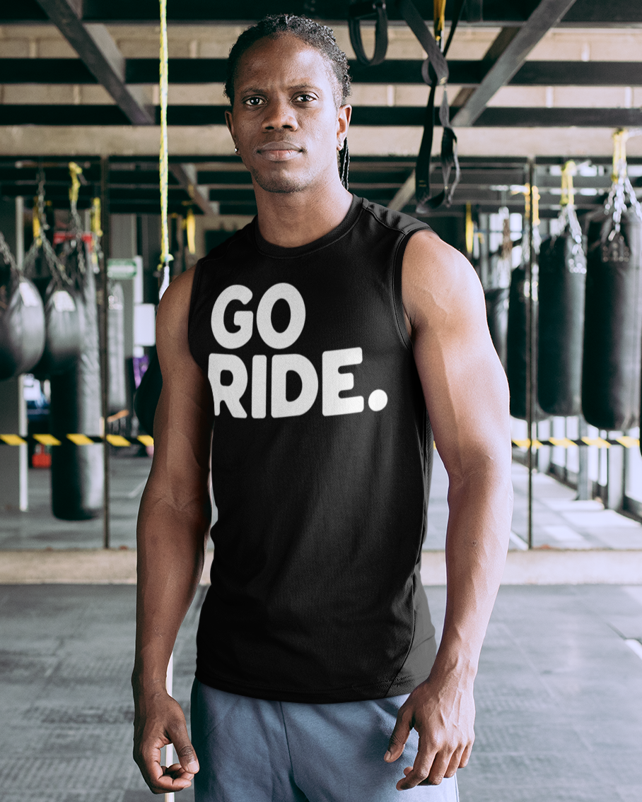 "Go Ride" Sleeveless T