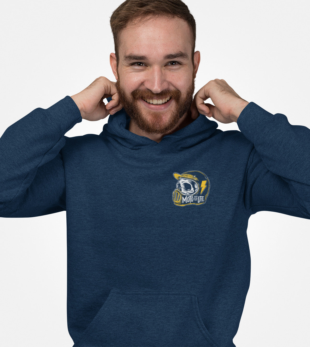 Moto is Life - Skull Pullover Hoodie