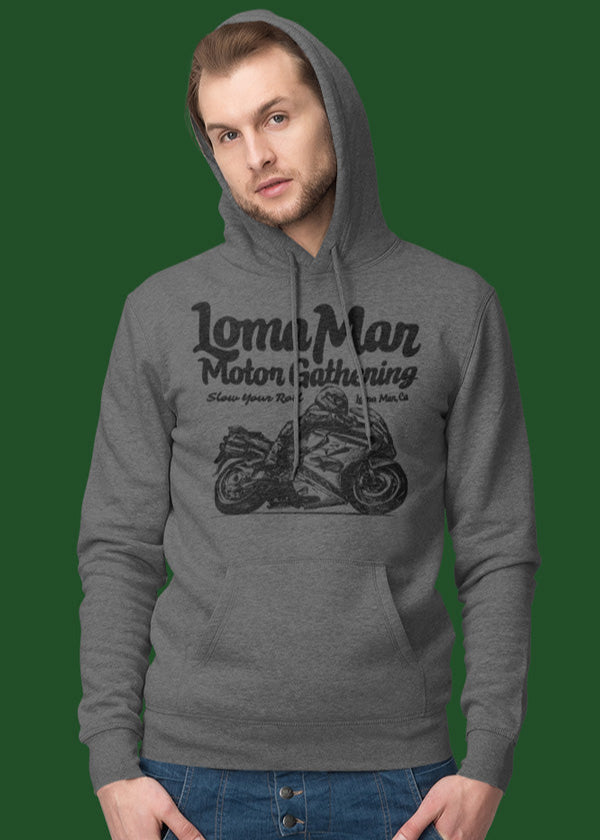 Loma Mar Motor Gathering Sketch Hooded Sweatshirt