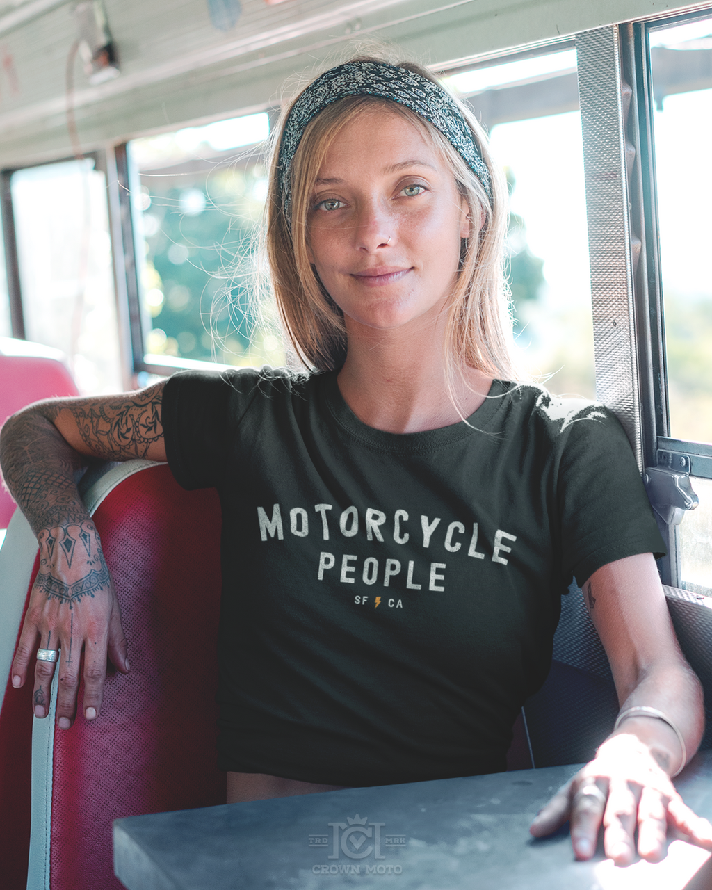 Motorcycle People Women's Slim Fit T-Shirt
