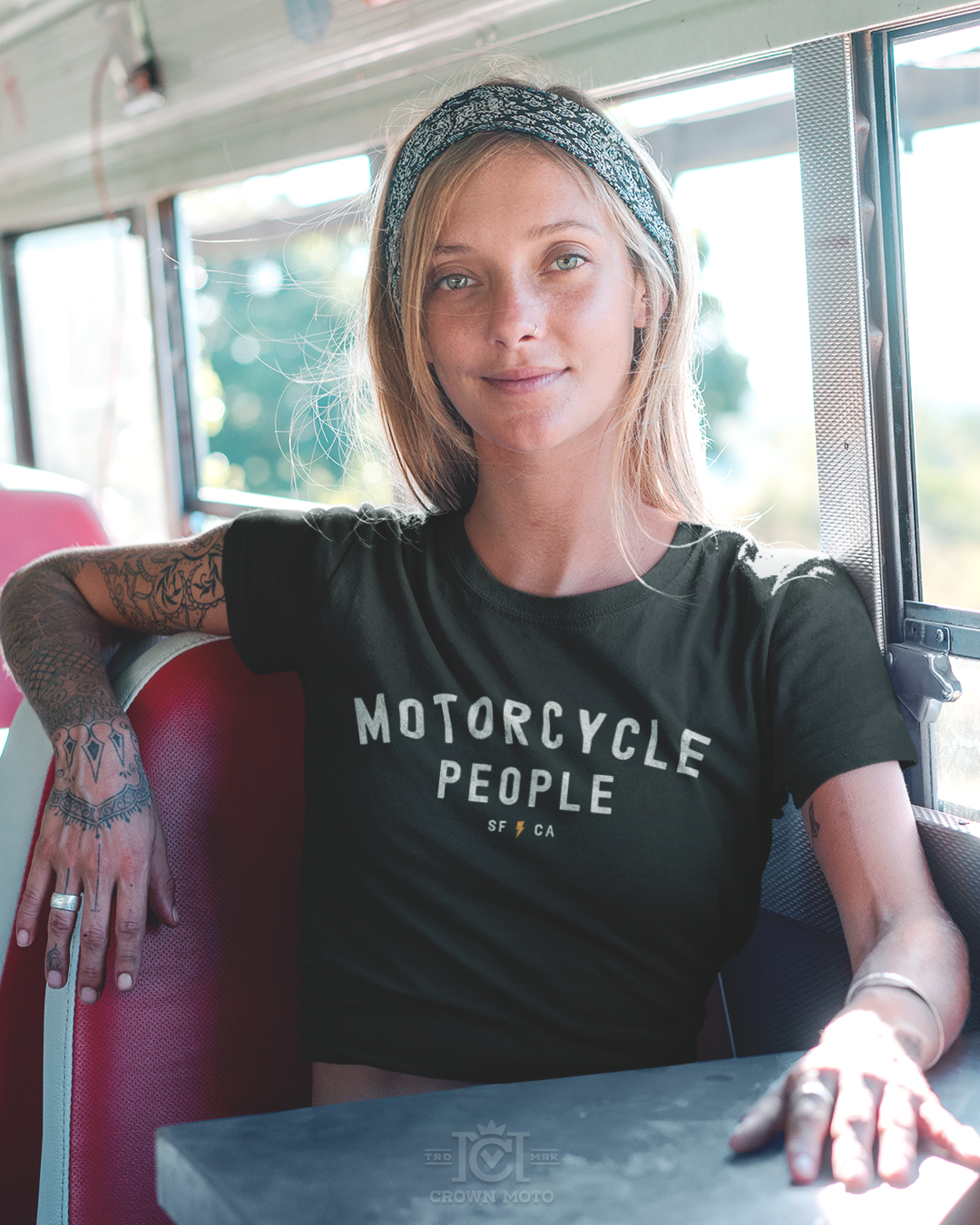 Motorcycle People Women's Slim Fit T-Shirt