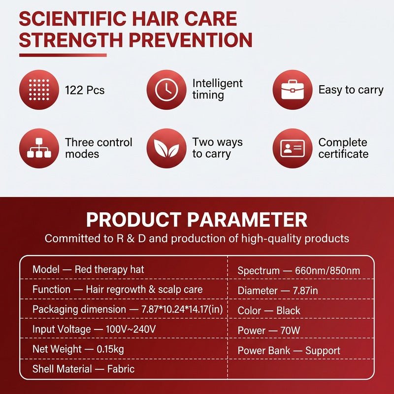 RevivPro Red Light Therapy Hair Growth Cap