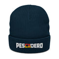 Pescadero CA Sunset Ribbed Knit Beanie