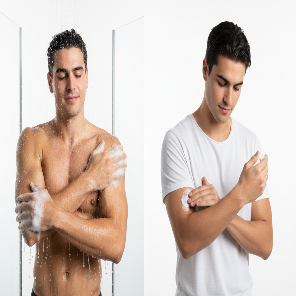 ORGANIC ANTI-AGING DUO SYSTEM FOR DRY SKIN -  6 Fragrances - for MEN