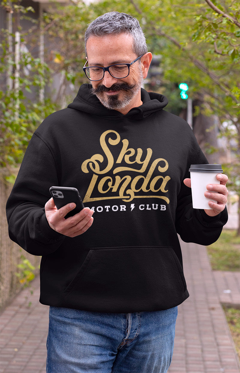 Sky Londa Motor Club Logo Pullover Hoodie