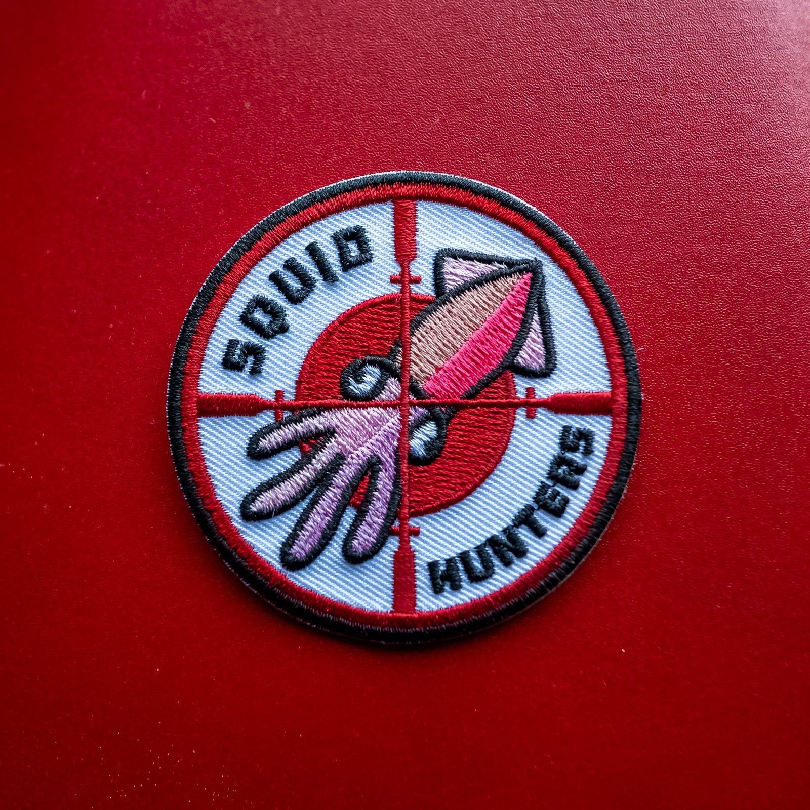 Squid Hunters Round Club Patch