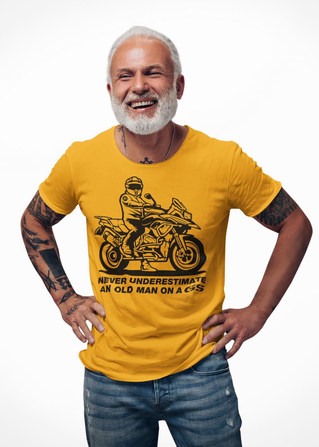 Never Underestimate an Old Man on a GS T-Shirt (v2)