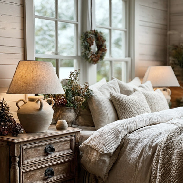 Artisan Inspired Round Table Lamp