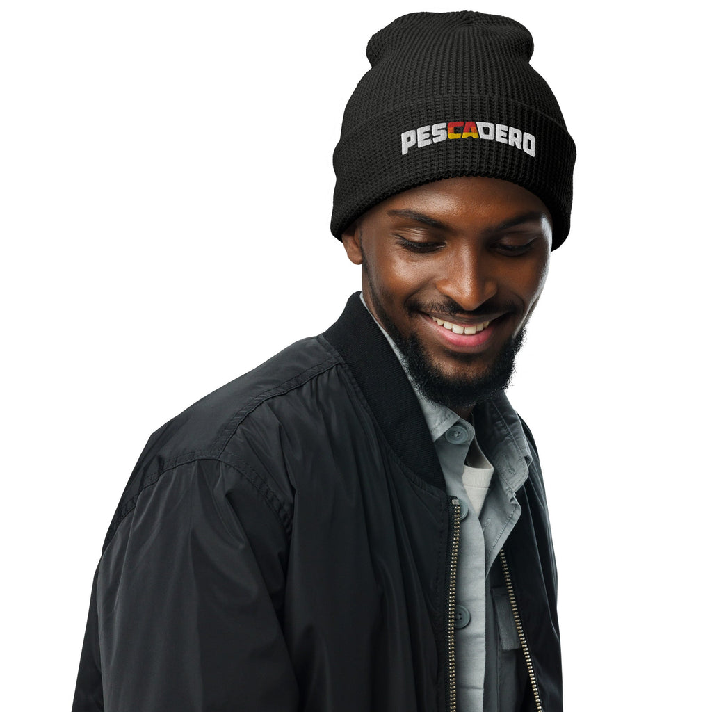 Pescadero CA Sunset Waffle Beanie